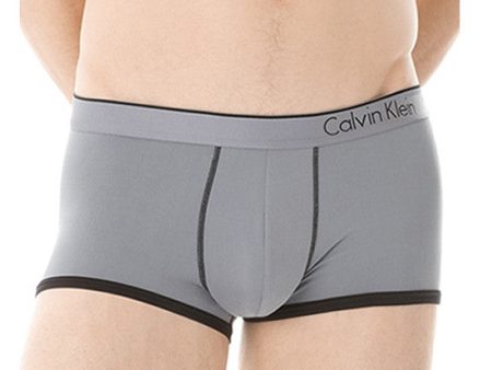 [Calvin Klein] One Micro Low Rise Trunk Grey (U8516) on Sale