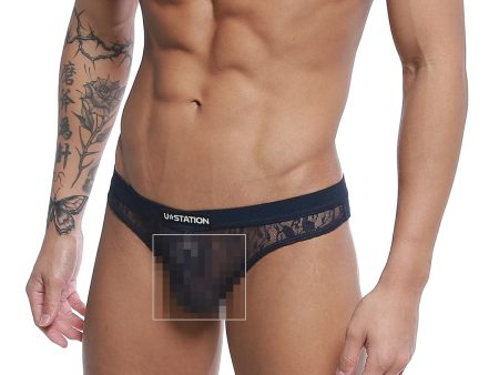 [U-STATION] Love Thong Blue (U0404-199) Discount