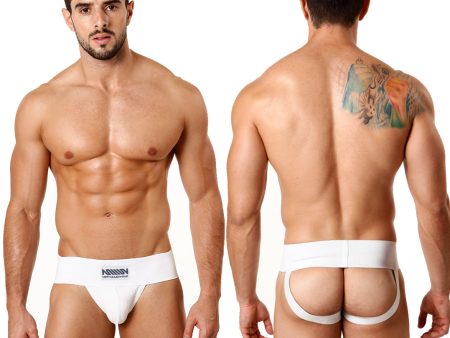 [M2W] Rib Cotton Classic Jock Strap White (3001-C00) Online Hot Sale