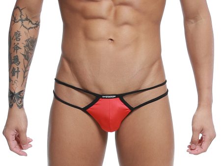 [U-STATION] Skeleton Bikini Red (U0062-600) Cheap