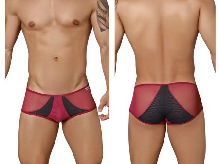 [CandyMan] Sheer Briefs Burgundy (99323) Online now