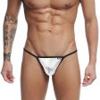 [U-STATION] String Thong Silver Check (U0304-995) Cheap