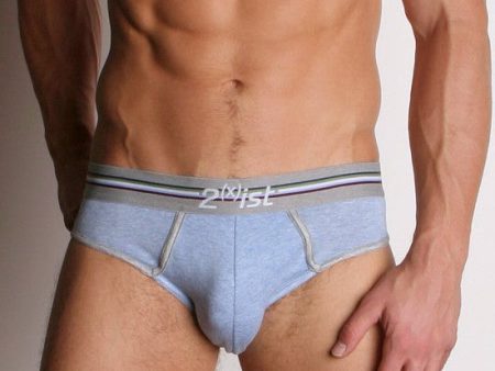 [2(x)ist] Retro No Show Brief SKY (3920SKY) Online Hot Sale